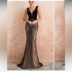 Zapaka • 1920’s Style Beaded Mermaid Dress